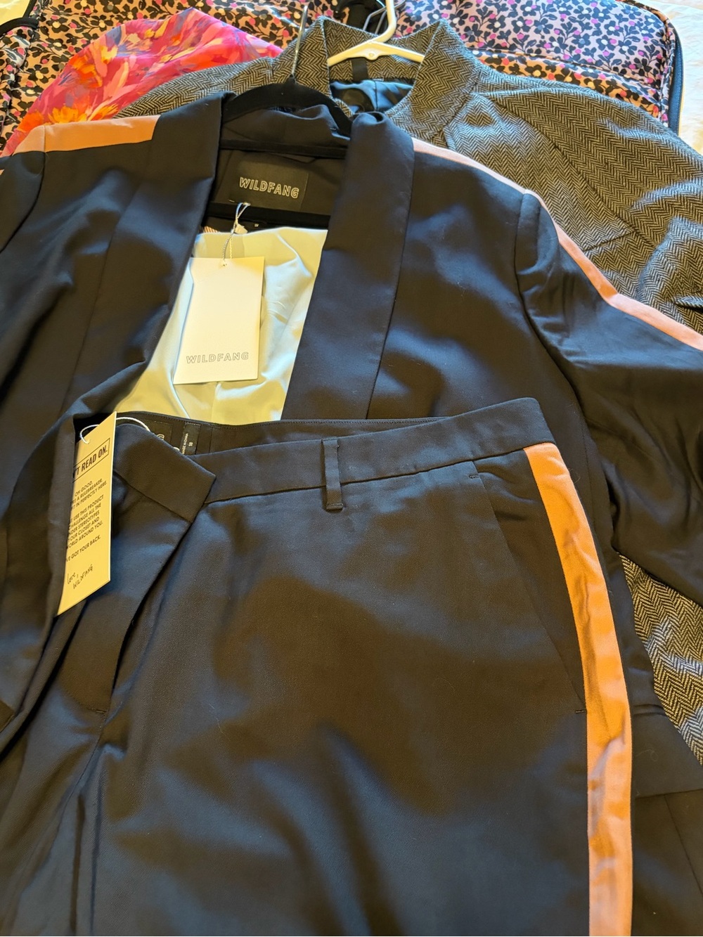 Wildfang Black Blazer and Pant Suit set. - Picture 4 of 4